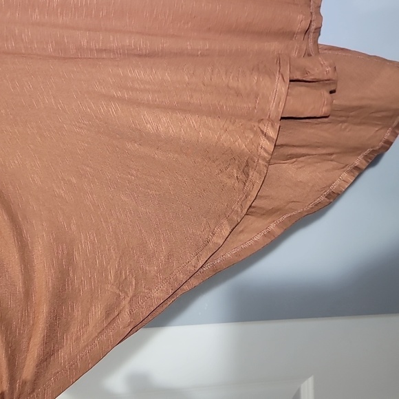 ASTROLOGIE Long Sleeve Batwing Oversized Tan Capelet Blouse - Picture 3 of 6